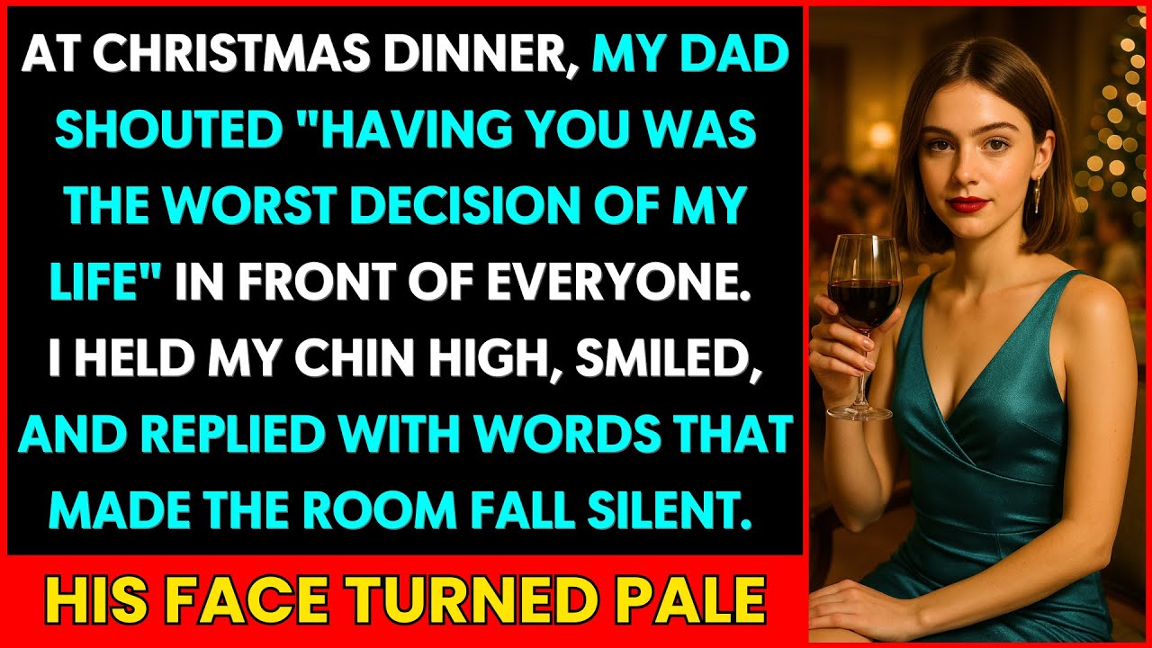Dad Said “You’re the Biggest Mistake of My Life”at Christmas Dinner—So I Said Something He Regretted