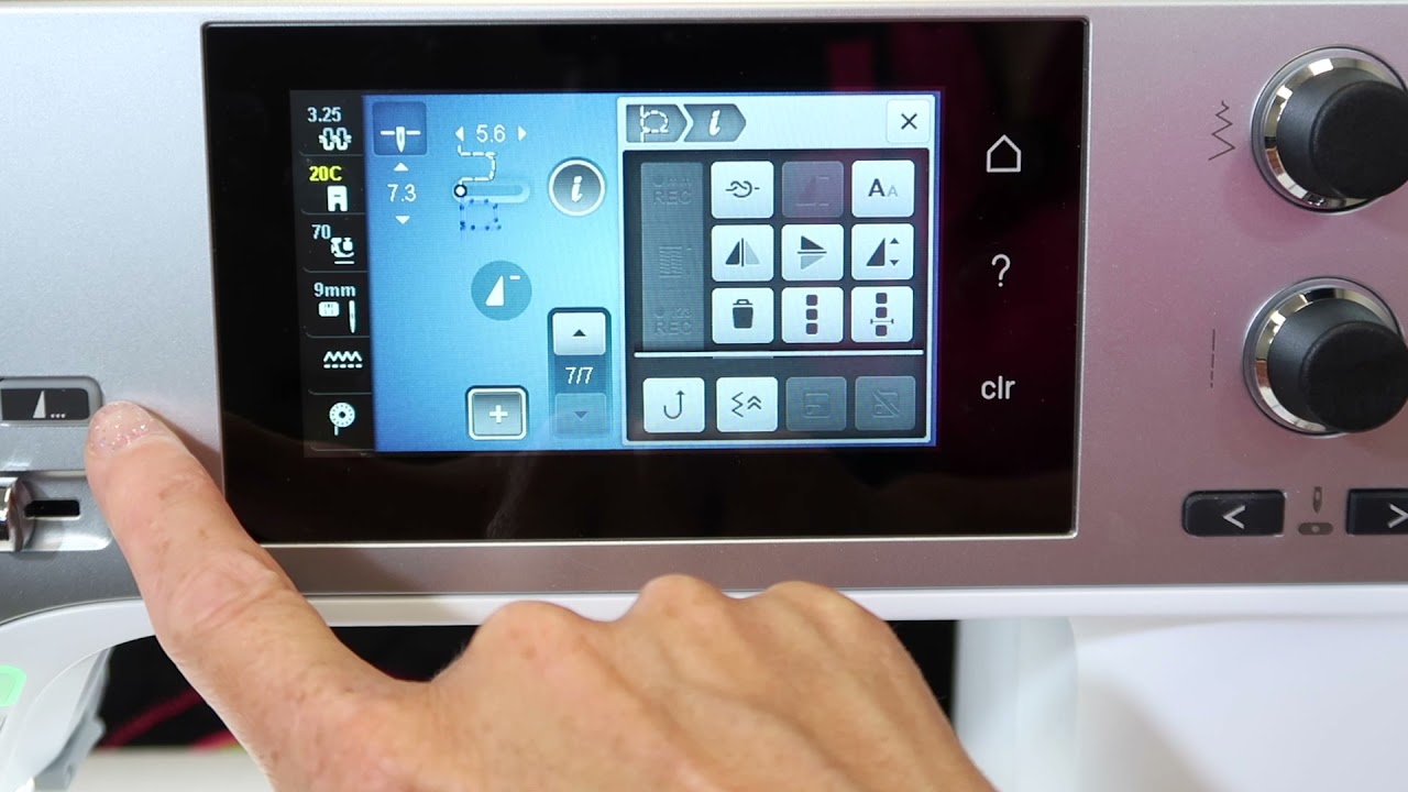 BERNINA 570 74 Alphabets & Memory