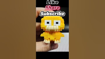 Stop Motion ❤️ Psyduck ❤️ Bricks Nano Blocks #stopmotion #pokemon #psyduck #toys #shorts