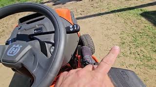 Husqvarna TS 142T with Briggs &amp; Strattion 20 horses 656 ccm engine