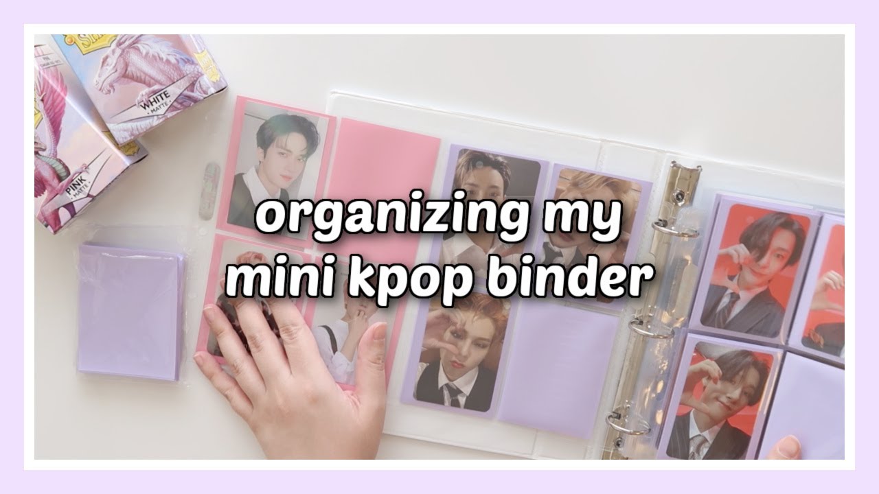 Starting a NEW Mini Kpop Binder! 💖 YouTube