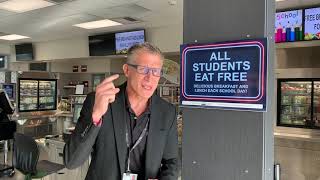SPS High School Lunch Serving Line September 2021