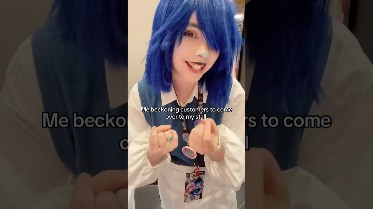 PLS BUY MY WARES #comiccon #deltarune #deltarunechapter3 #cosplay #comicconcosplay #animeconventions