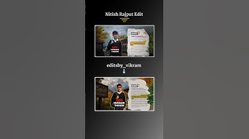 Nitish Rajput Edit vs editsby_vikram