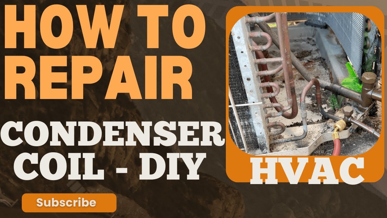 How to Repair HVAC Condenser Coil | AC Coil Leak Fix - DIY - YouTube
