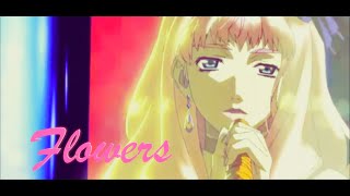 [AMV] Nightcore - Flowers ~ ( Miley Cyrus ) ~ ( French lyrics)