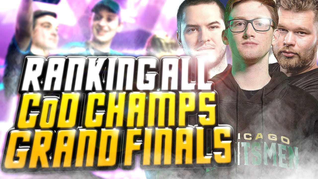 Ranking ALL CoD Champs GRAND FINALS YouTube