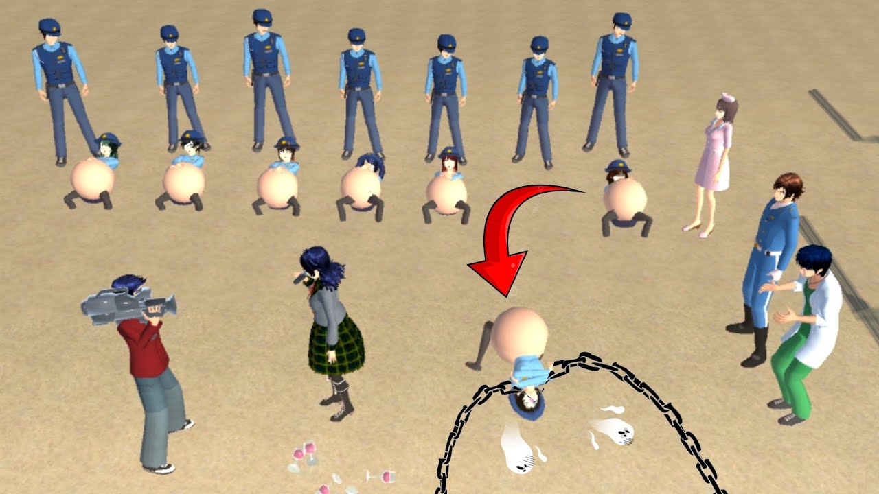 7 IBU IBU POLISI HAMIL KESURUPAN SAAT MELAHIRKAN || Drama Sakura Schook Simulator