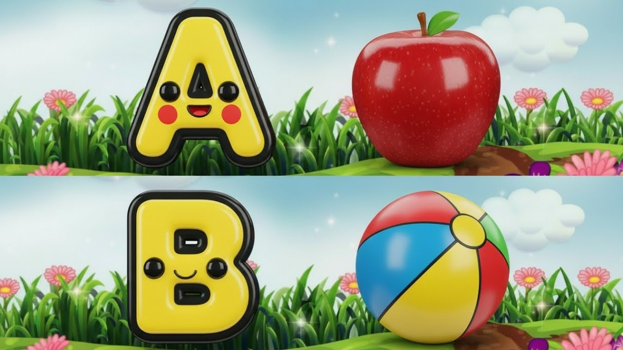 ABC Phonics Song | A for Apple 🍎 B for Ball ⚽️ C for Cat 🐱 | Learn ABC ...