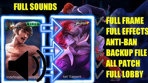 CHOU ELITE SKIN INTO KOF SKIN SCRIPT WITH SOUND ALL PATCH