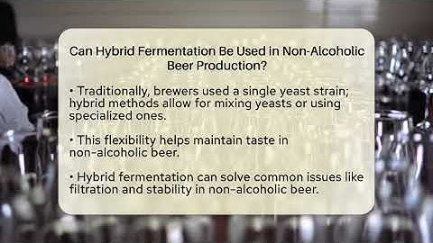 Can Hybrid Fermentation Be Used in Non-Alcoholic Beer Production? | The Pint Guy