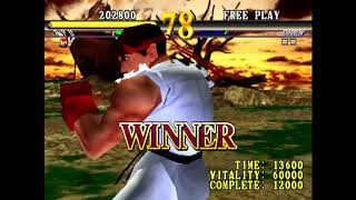 Street Fighter EX2 (Arcade) Playthrough as Ryu