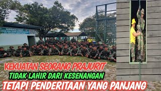 TNI AD soldier warm-up exercises