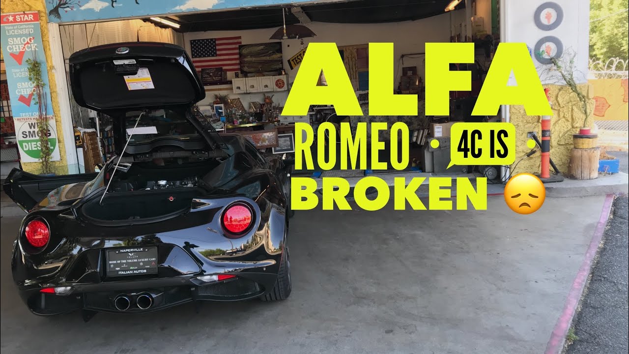 Check Engine Light after a MONTH of ownership | Alfa Romeo 4C Problems ...