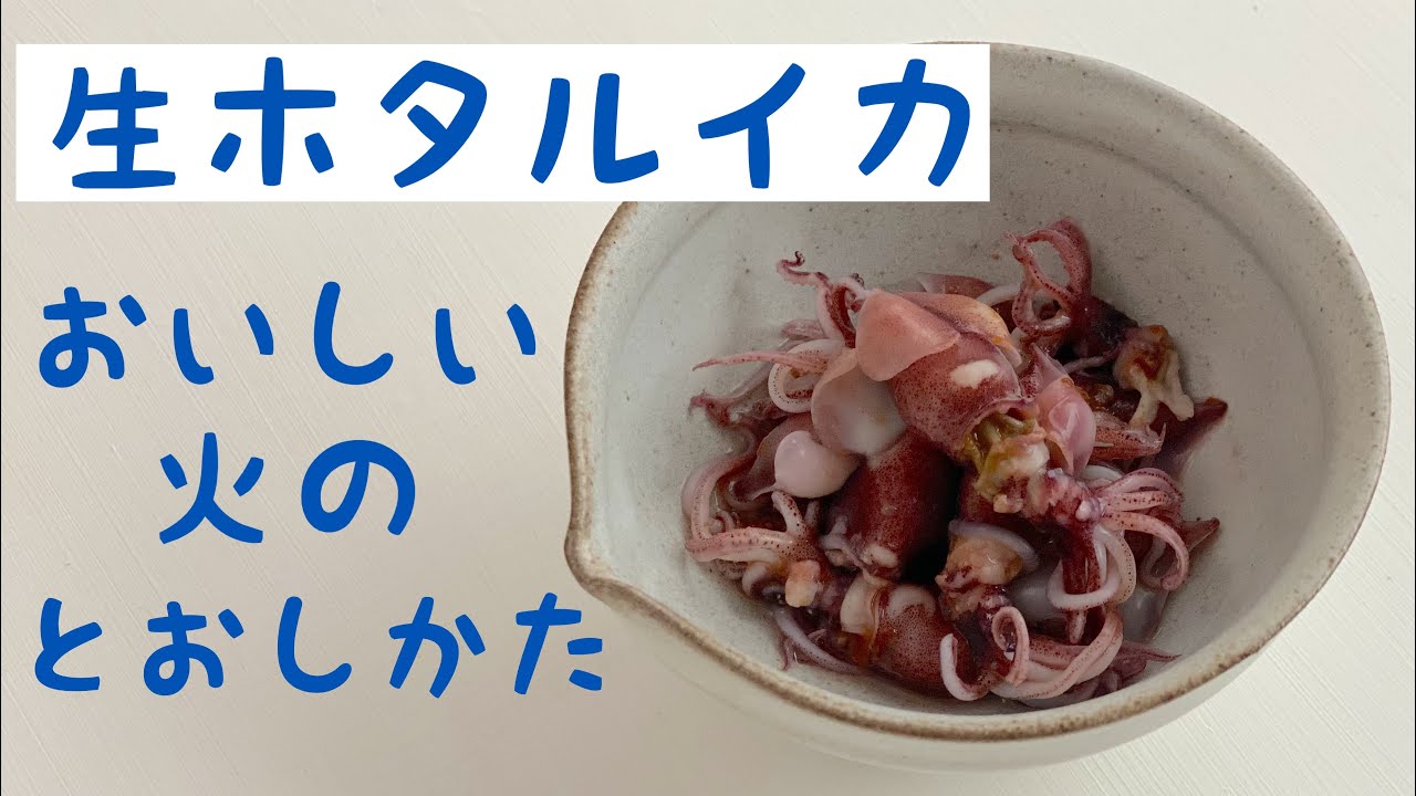 ホタルイカ 茹で 方