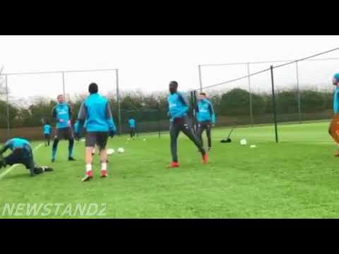 Henrikh Mkhitaryan First Training For Arsenal