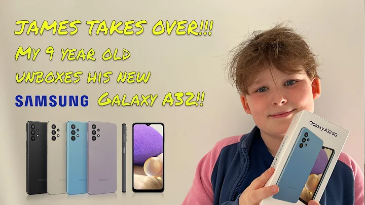 James takes over! My 9 year old unboxes his new Sa...