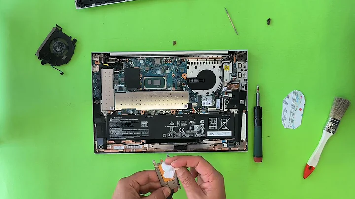 HP EliteBook 840 G8 disassembly and replacement thermal paste