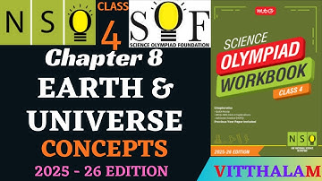 | Class 4 | NSO | Chapter 8 | Earth | Universe | Concepts | MTG | 2025 - 26 |