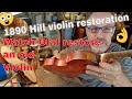 I restore a WE Hill & Sons violin - day 1