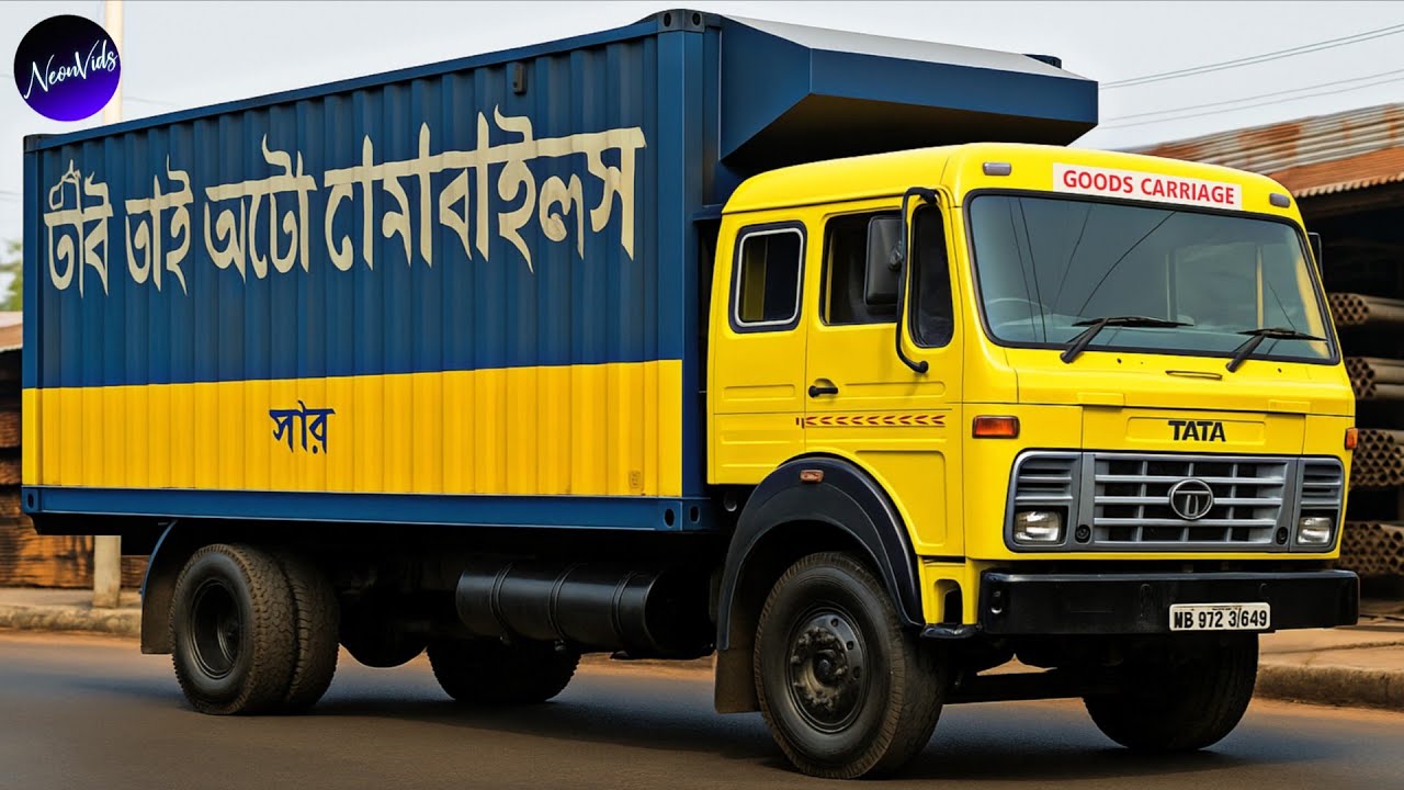 Tata 1615 Covered Van Gliding Smooth Through the Streets | BANGLA TRUCKS 55 | 