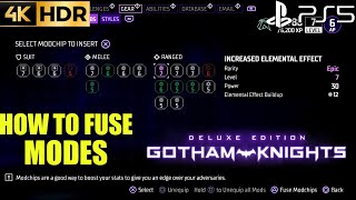 How to Fuse Modchips GOTHAM KNIGHTS How to Upgrade Modechips | PS5 Gotham Knights Fuse Modchips