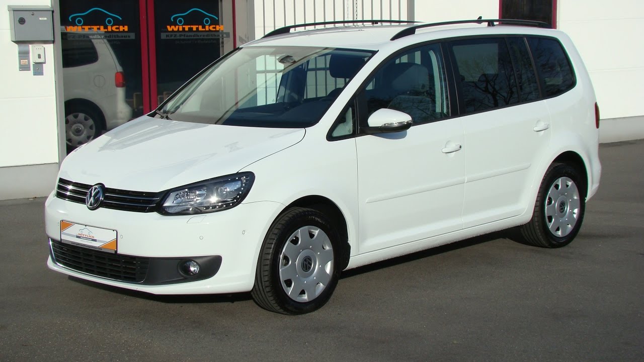 VW Touran 2.0 TDI Pure White - YouTube