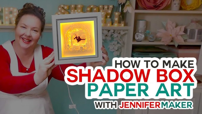 DIY Shadow Box Paper Art with a Free Template to Customize! - YouTube diy-shadow-box-paper-art-with-a-free-template-to-customize-youtube