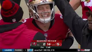 Brock Purdy throws TD to CMC, crowd chants his name, & his dad gets emotional