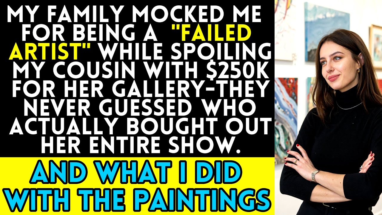 They Funded Her $250K Gallery While Calling Me A Failed Artist—Then I Bought Out Her Entire Show