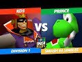 Ssc 2019 ssb64  kd3 falcon vs pg prince yoshi smash 64 tournament division 1