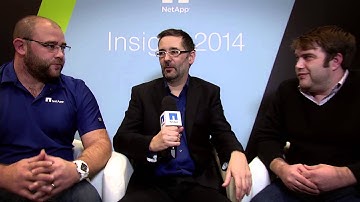 Interview at NetApp Insight 2014 with Michael Cade and Ed Morgan, both on the NetApp A-Team