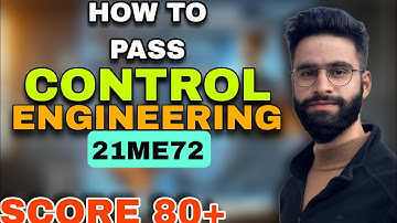 Control Engineering Vtu Passing Package| 21ME72