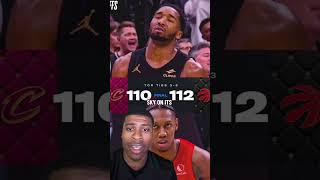 WEIRDEST FIRST ROUND #nba #shorts #rjbarrett #game7 #basketball