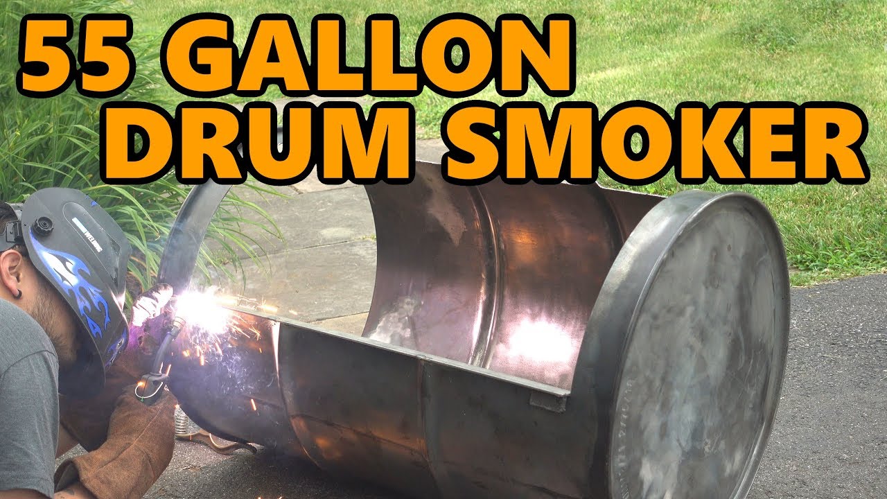 55 Gallon Drum Smoker Build Project - YouTube