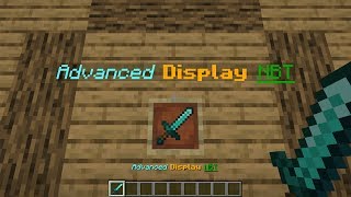 Advanced Display NBT in Minecraft | Formatting, Color, Arrays