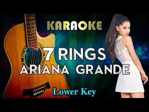 ariana-grande---7-rings-(lower-key-acoustic-guitar-karaoke-instrumental)