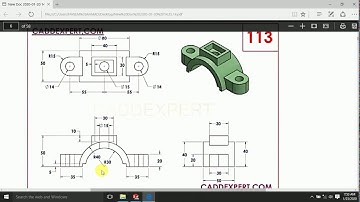 #Solidworks tutorials| 3d part modelling practice in Solidworks #
