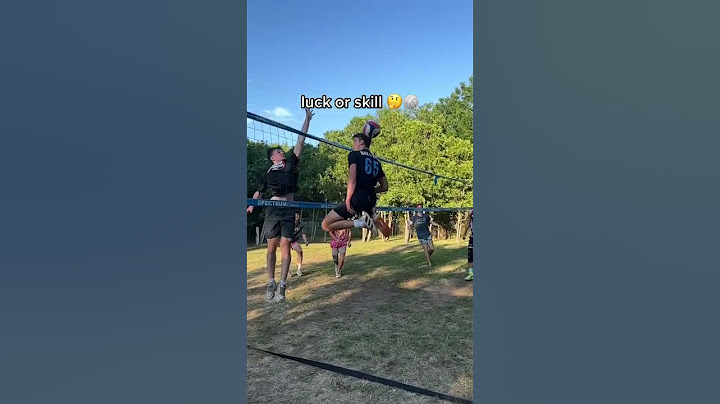 Volleyball Hits: Luck or Skill