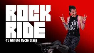 🤘ROCK RIDE🤘 | 45 Minute Rock Themed Indoor Cycling Workout