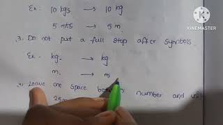 Rulesof writing SI units in telugu || system of units || physics