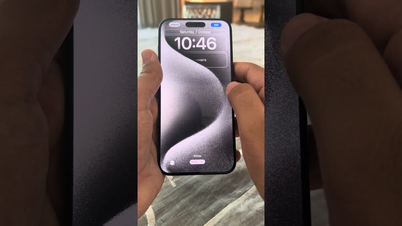 iPhone 15 Pro Max - Wallpaper Preview (4K)