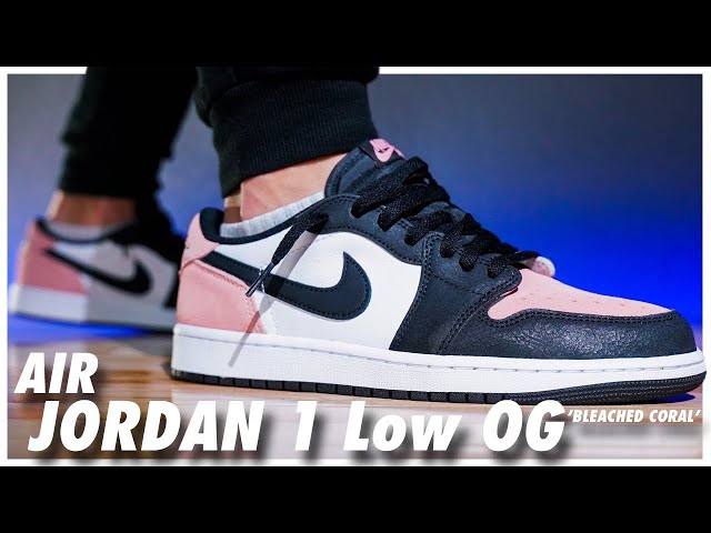 Air Jordan 1 Low OG Bleached Coral - YouTube
