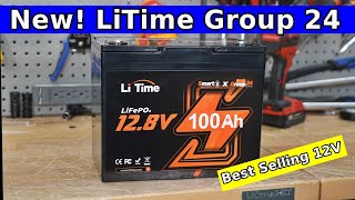 New LiTime 12V Group 24 LiFePO4 Battery! Complete Review by DIY Solar Power with Will Prowse 100,627 views 1 month ago 9 minutes, 16 seconds