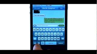 This video will show how to change the keyboard language on iphone 4s.