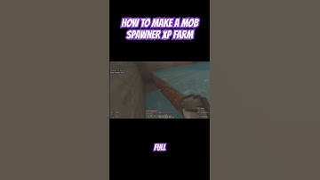 HOW TO MAKE A MOB SPAWNER XP FARM IN MINECRAFT BEDROCK EDITION