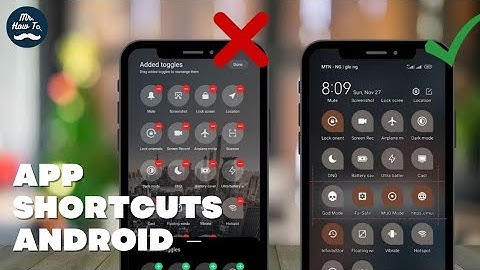 Tile Shortcuts Quick Setting | How To Add An App Shortcut To The Android Home Screen