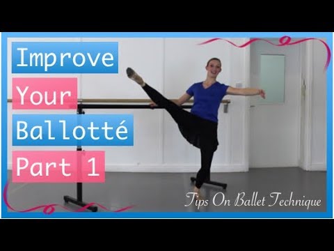 Improve Your Ballotté Part 1 - Ballotté Ballet Tips | Tips On Ballet  Technique - YouTube