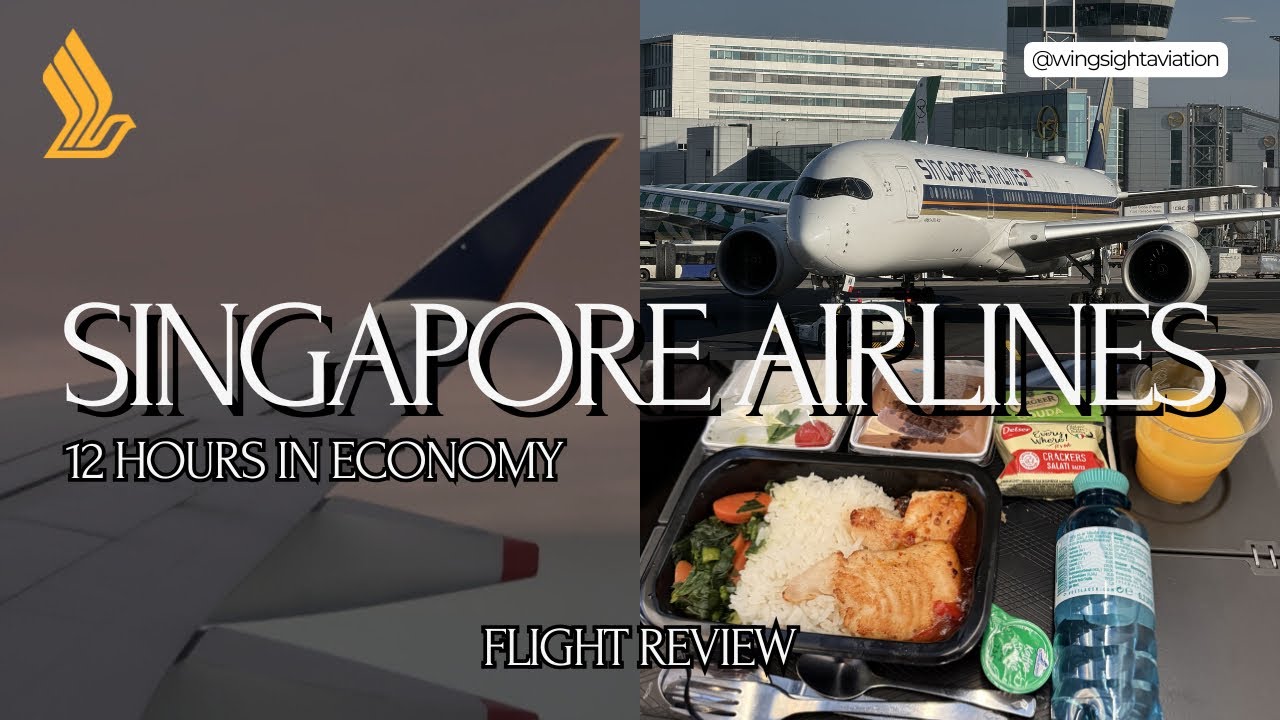 Singapore Airlines A350-900 Economy Class Review | Frankfurt to Singapore (SQ329)