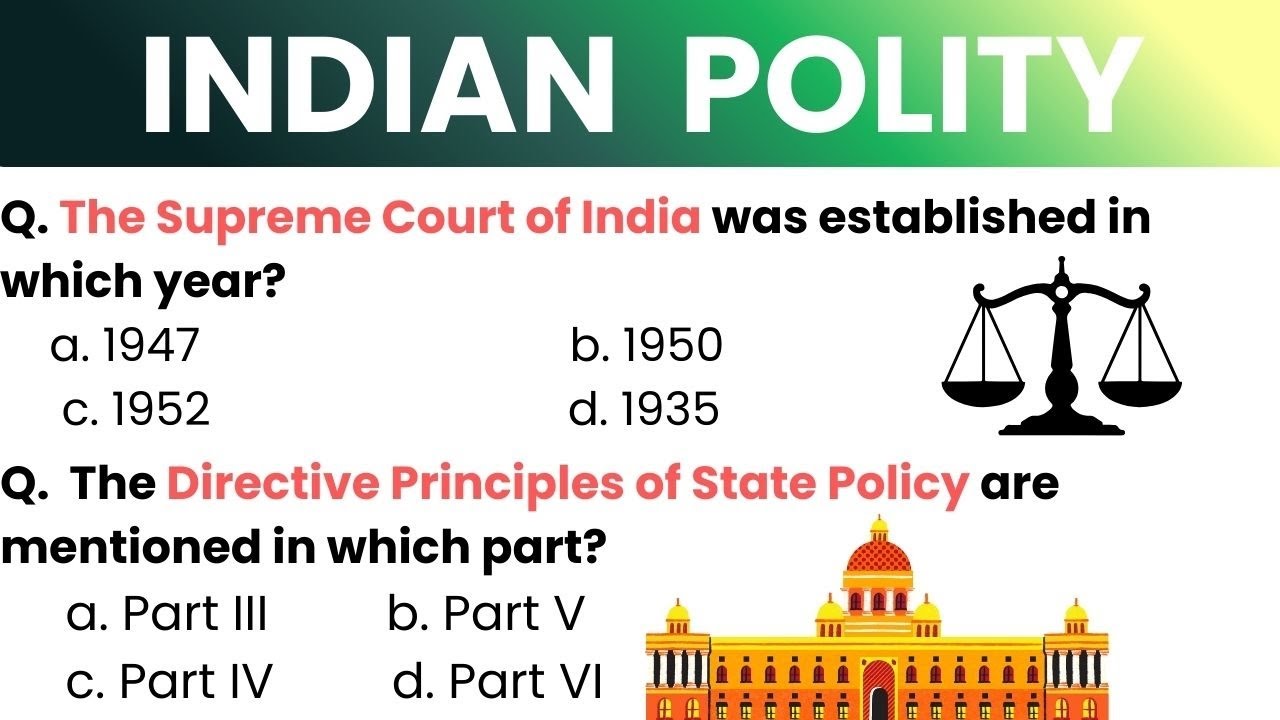 Индийская политическая система | Общие знания для конкурсных экзаменов | Вопросы по общим знаниям...